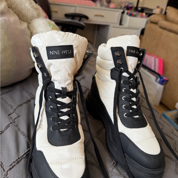 Nine West Shoes - Nine West Monochrome High-Top Sneakers